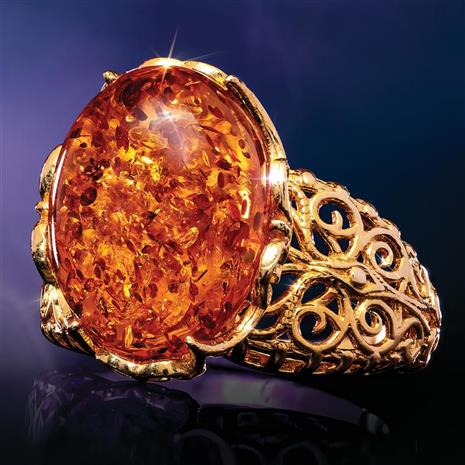 Honey Amber Ring